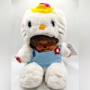 Hello Kitty x Monchichi 7” Plush Doll